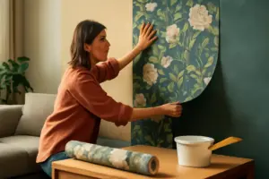 Carta da parati per salotto: idee creative per cambiare volto alla stanza senza spendere troppo