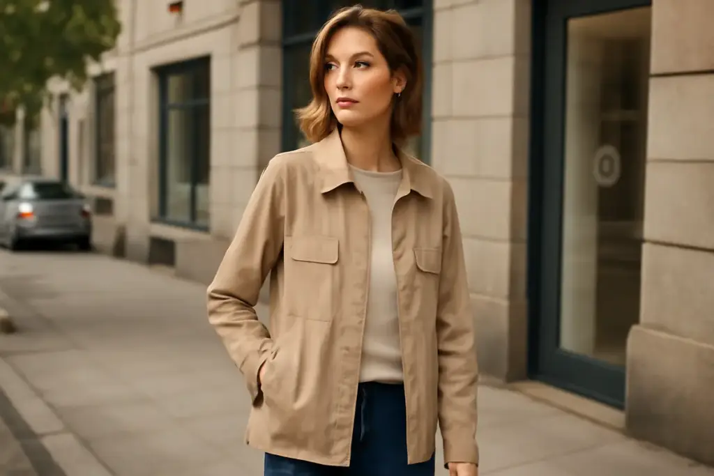 Capospalla leggero per la mezza stagione: i tessuti che assicurano comfort e stile nelle giornate variabili