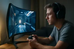 Monitor curvi per gaming: il motivo concreto per cui possono cambiare l’esperienza di gioco