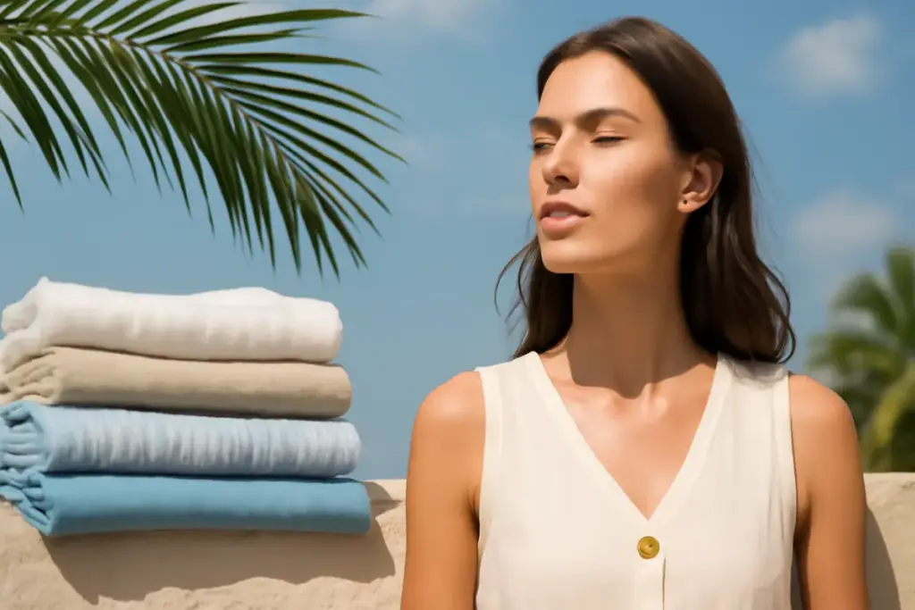 Quali sono i materiali tessili più freschi per l’estate? I tessuti traspiranti che mantengono fresco il look
