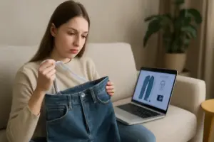 Come scegliere la taglia giusta di jeans online? Il trucco per evitare resi e indossarli subito a pennello