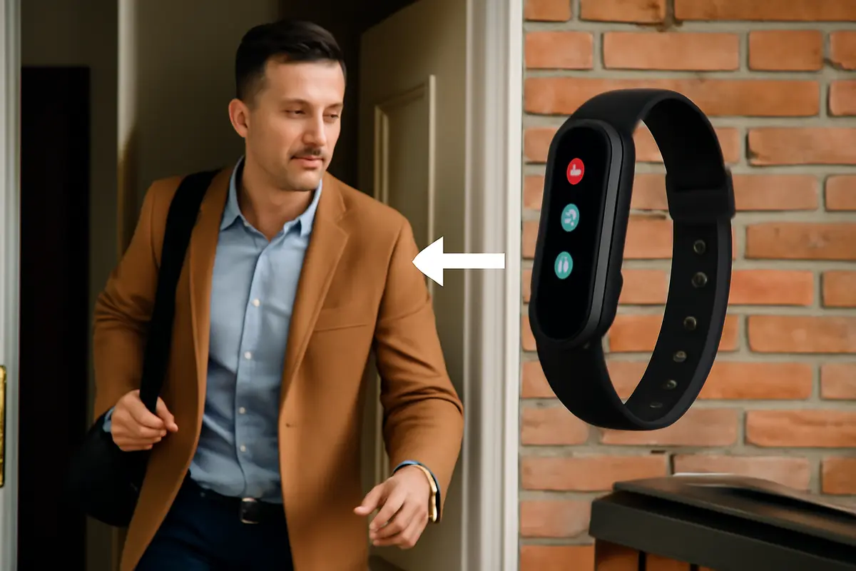 Stai uscendo di casa dimenticando la smartband? Perdi così le funzioni utili che monitorano la giornata