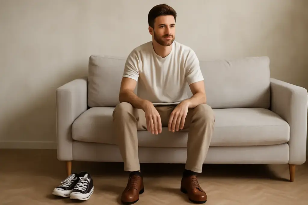 Scarpe eleganti o casual? Quando la scelta giusta cambia la percezione anche del look più semplice