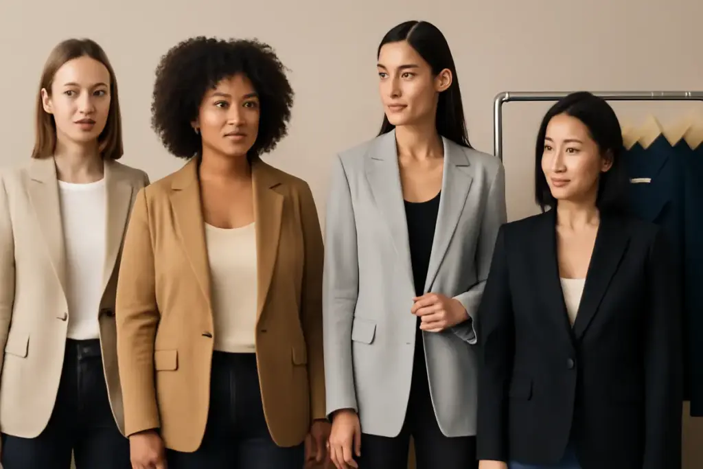 Come scegliere il blazer perfetto? guida pratica per valorizzare ogni tipo di fisico