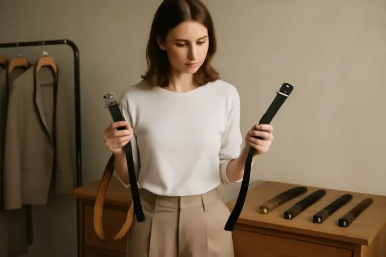Come scegliere la cintura più adatta all’outfit? Il dettaglio che trasforma l’immagine finale